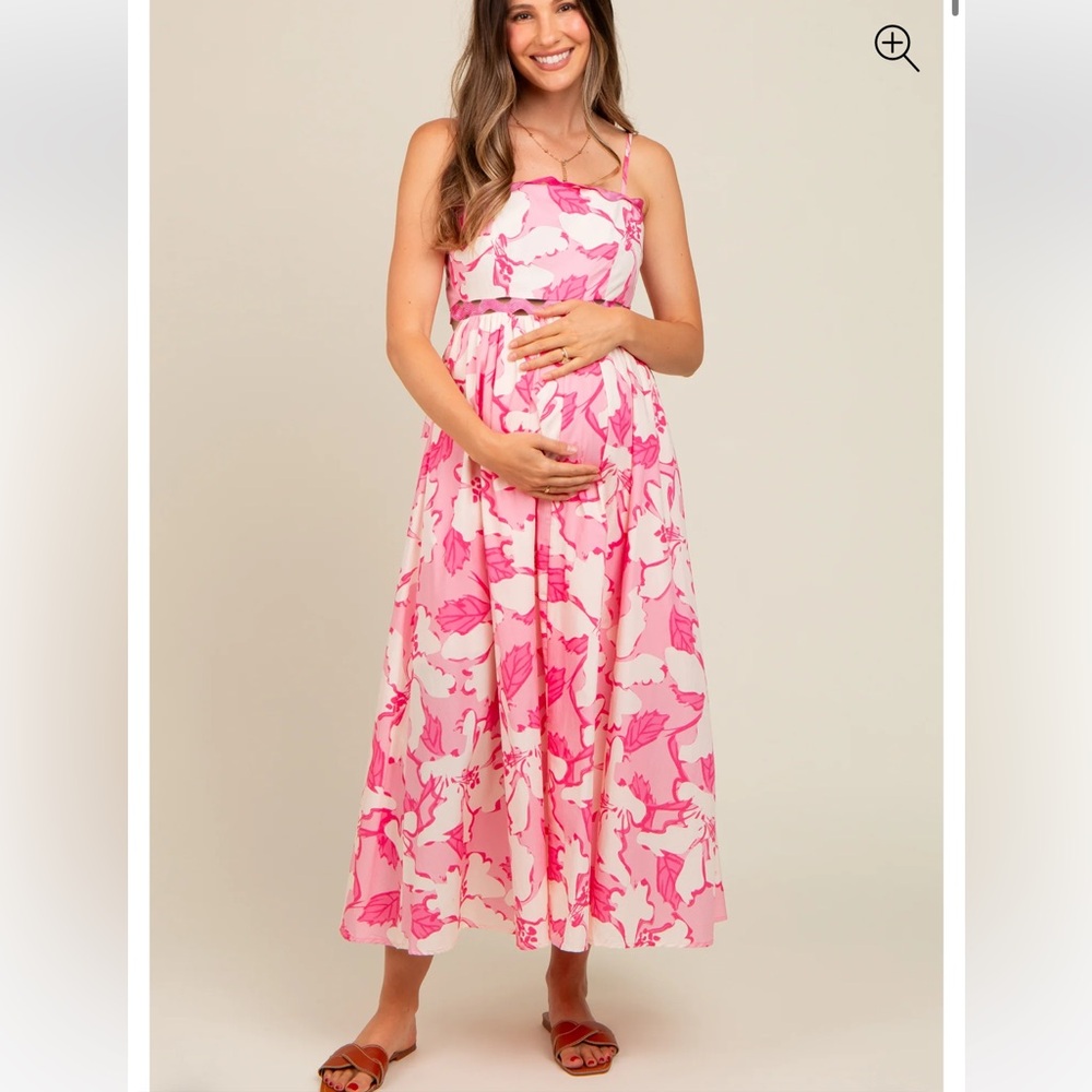 Pinkblush Pink and White Floral Dress